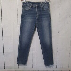 Faherty‎ Jeans Mens 32 Straight Leg Blue Medium Wash Distressed MBF2439IOC